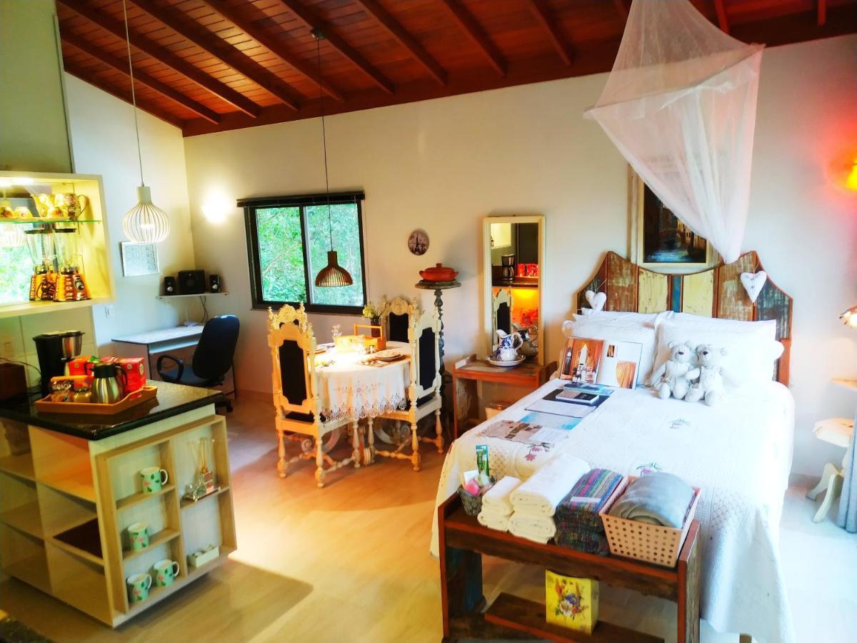 Casa Na Montanha Com Vista Para O Mar ฟลอเรียนอโปลิส ภายนอก รูปภาพ