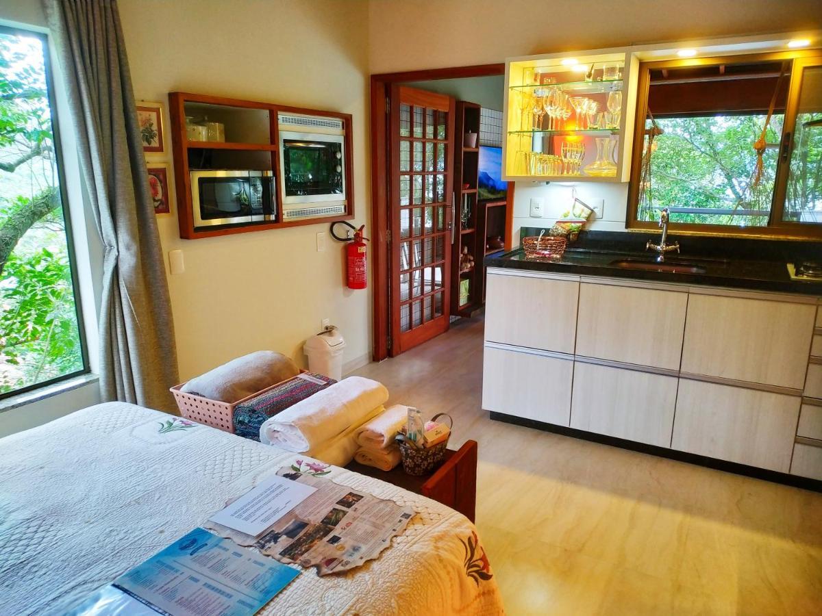 Casa Na Montanha Com Vista Para O Mar ฟลอเรียนอโปลิส ภายนอก รูปภาพ