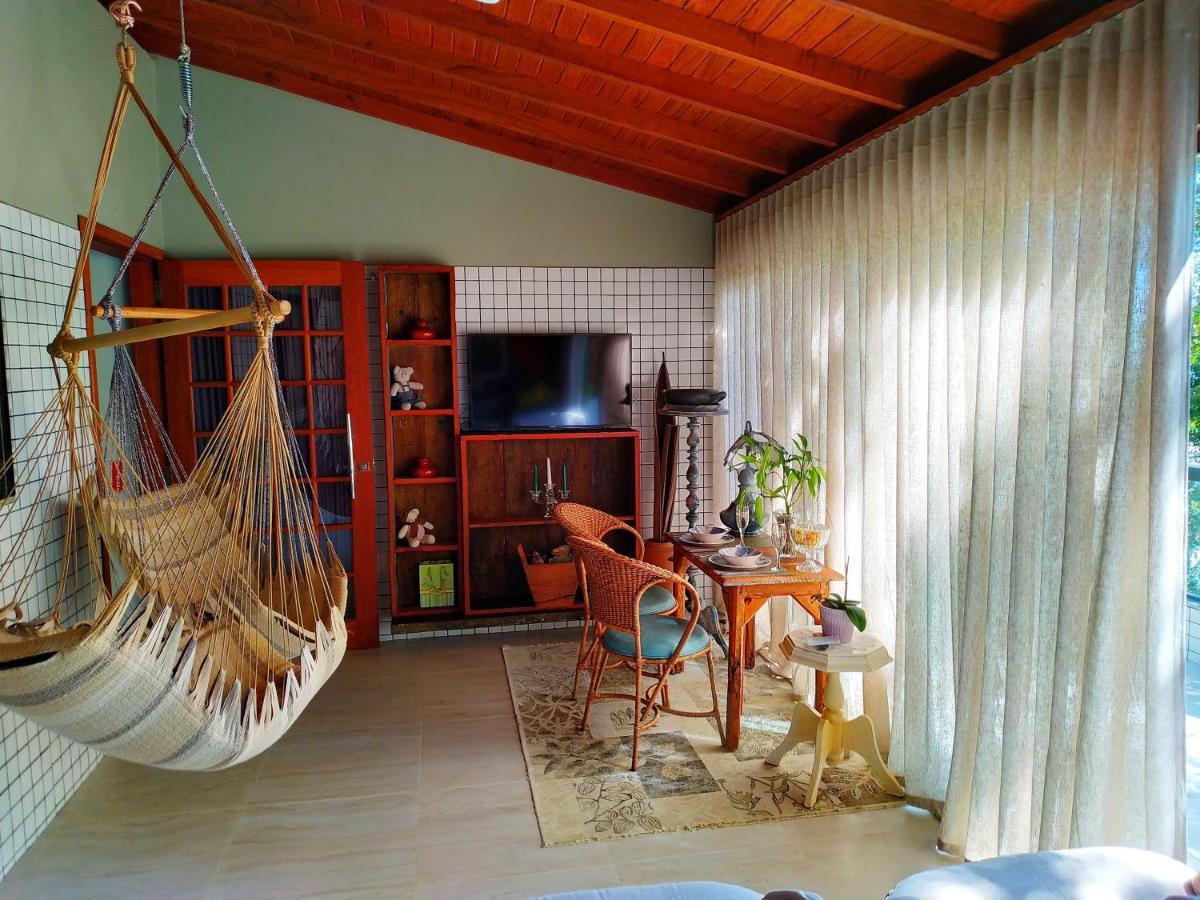 Casa Na Montanha Com Vista Para O Mar ฟลอเรียนอโปลิส ภายนอก รูปภาพ