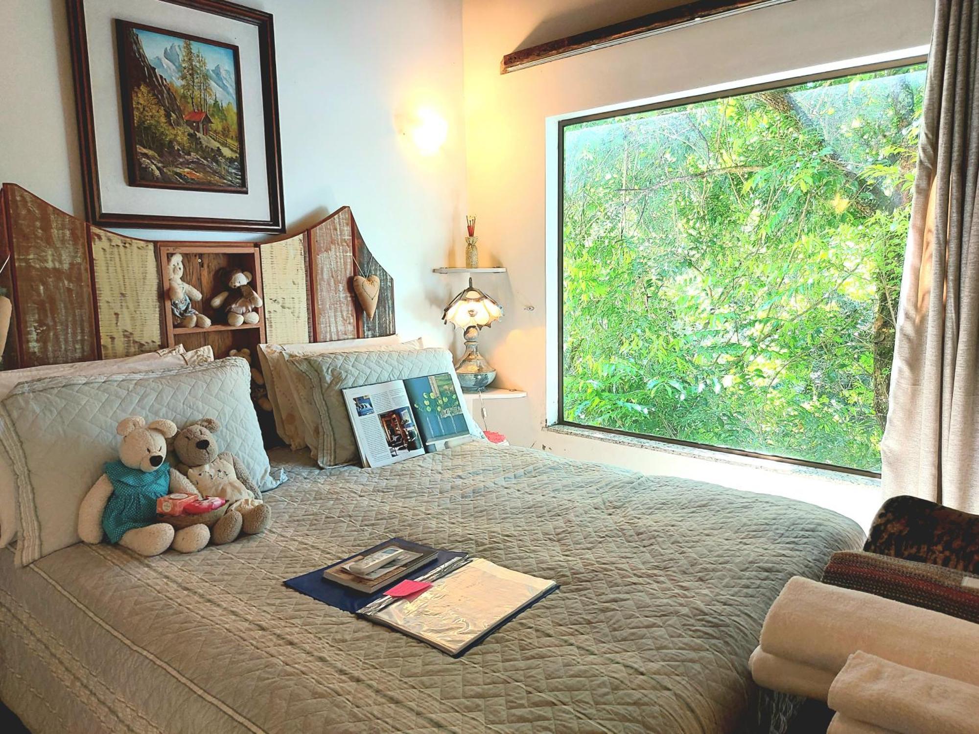 Casa Na Montanha Com Vista Para O Mar ฟลอเรียนอโปลิส ภายนอก รูปภาพ